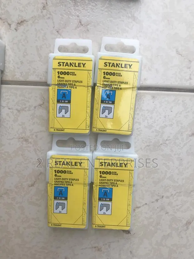 Stanley Staple Pins Type a 6mm 1000pcs · Photo 1