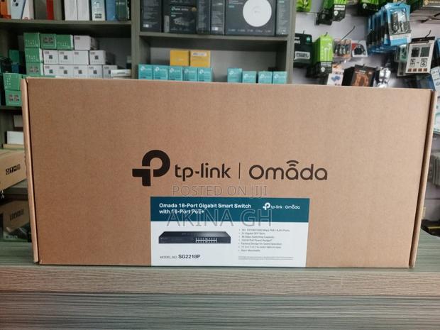 Tp-Link Omada 16 Port Poe+ Gigabit Smart Switch SS2218P · Photo 1