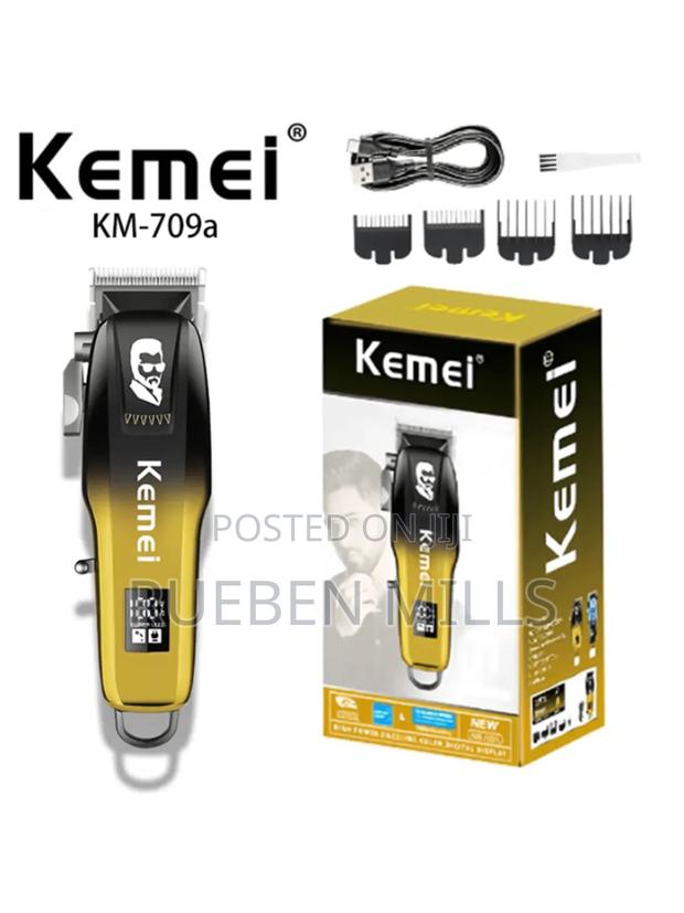 Kemei KM-709A Men's Cordless Barbering Machine Hair Clipper · Photo 1