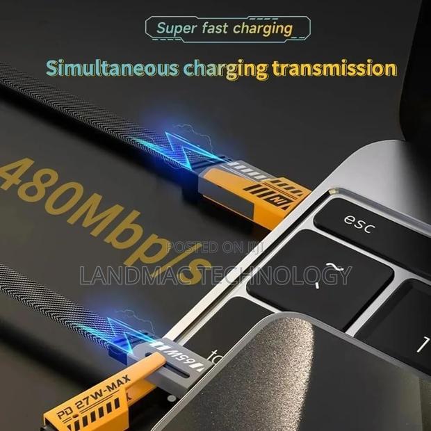 65w Fast Charging Cable(3.3ft),Zinc Alloy Charge Cable · Photo 3