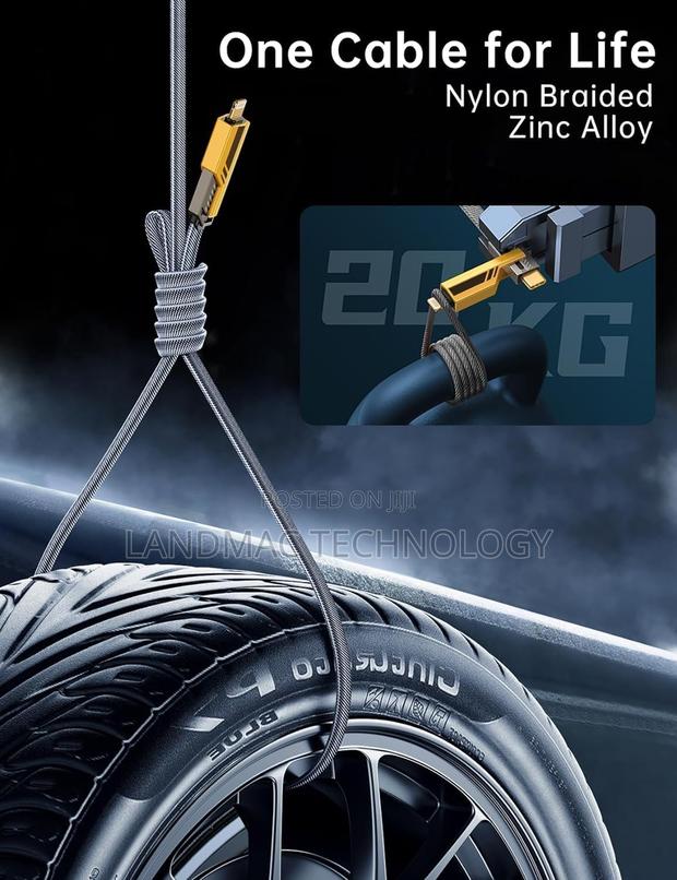 65w Fast Charging Cable(3.3ft),Zinc Alloy Charge Cable · Photo 5