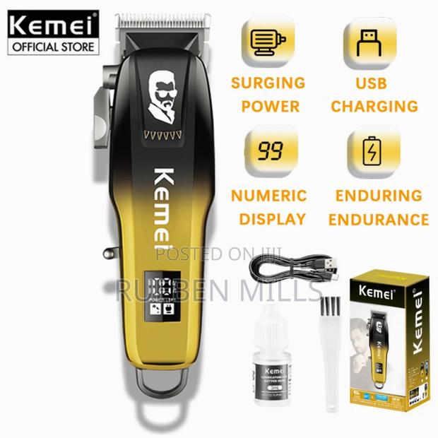 Original Kemei High Quality Salon Barbering Machine Barbers · Photo 2