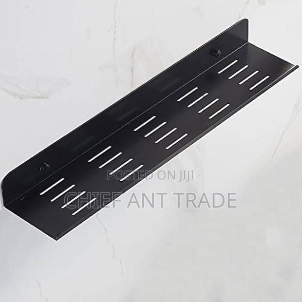 Black Bathroom Shelf. 60cm Jz0002 · Photo 2