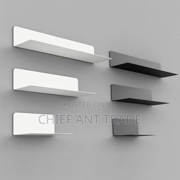 White Bathroom Shelf 40cm Jz0002 · Photo 2