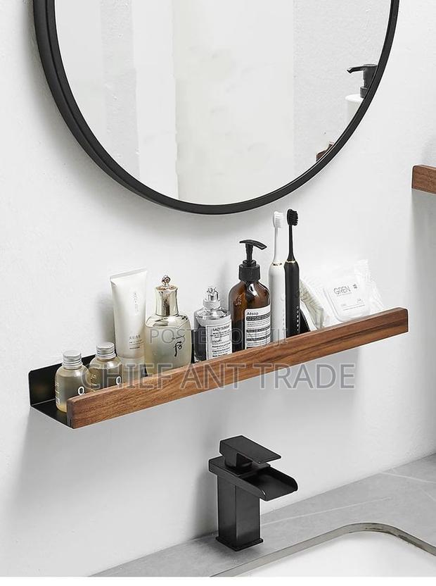 Wooden Designed Shelf Jz0019 60cm · Photo 1