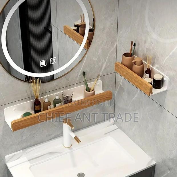 Wooden Designed Shelf Jz0019 60cm · Photo 3