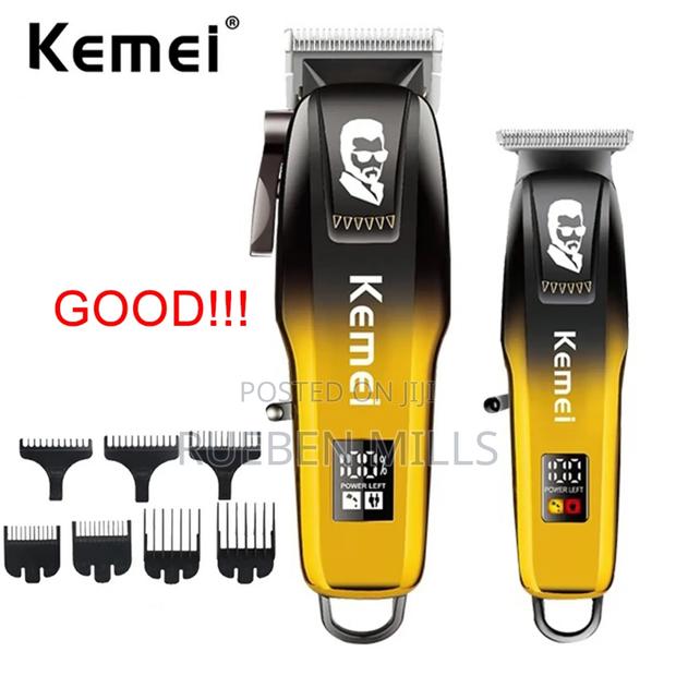 New Super 2 in 1 Heavy Duty Barbering Machine Beard Trimmer · Photo 1