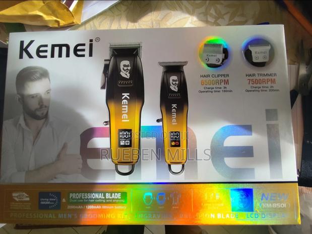 Latest 2 in 1 Combo Set Kemei Barbering Machine Hair Clipper · Photo 2