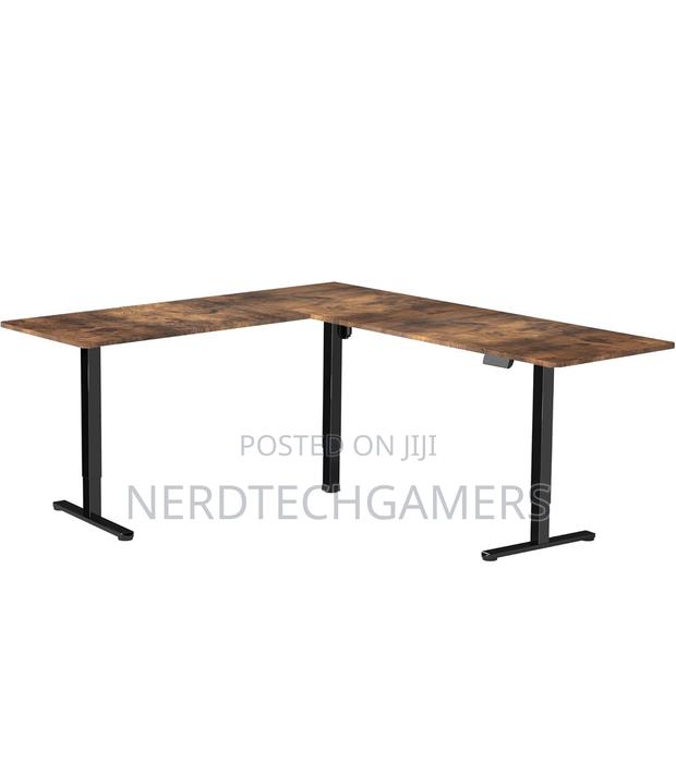 VIVO Electric Corner L-Shaped 75 X 63 Inch Rustic · Photo 5