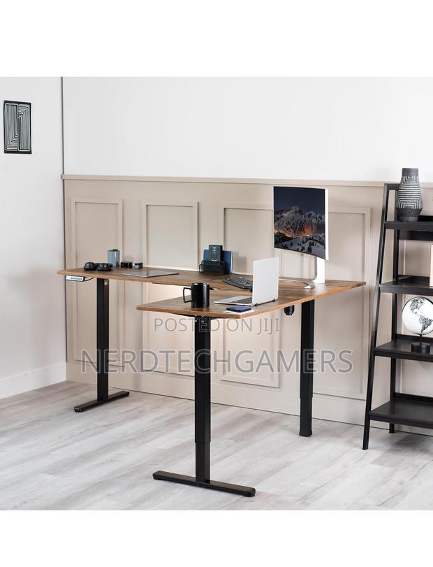 VIVO Electric Corner L-Shaped 75 X 63 Inch Rustic · Photo 4