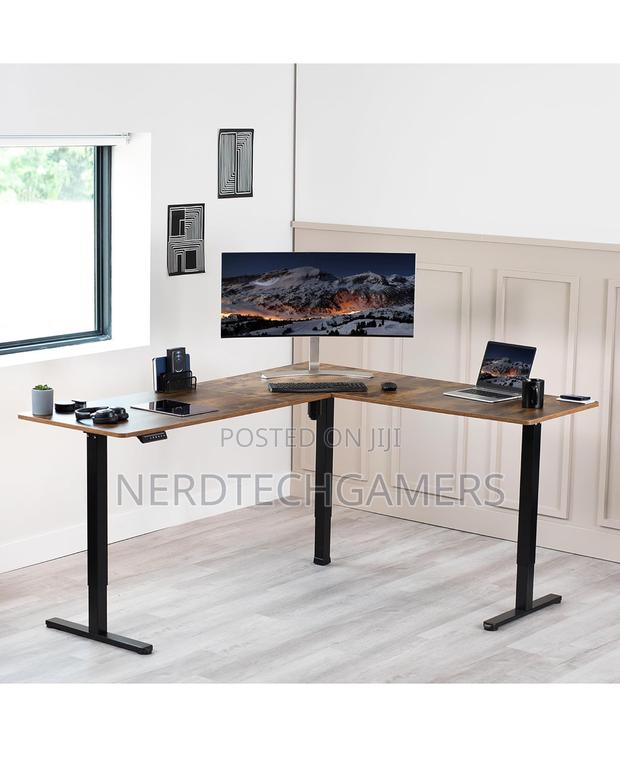 VIVO Electric Corner L-Shaped 75 X 63 Inch Rustic · Photo 6