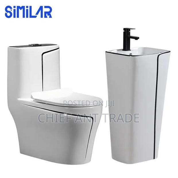 M02-2 Set of Wc and Basin. Toilet Seat · Photo 2
