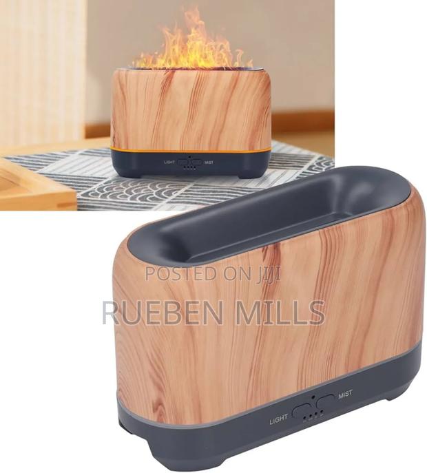 Wood Grain Cool Mist Air Essential Oil Diffuser Humidifier · Photo 1