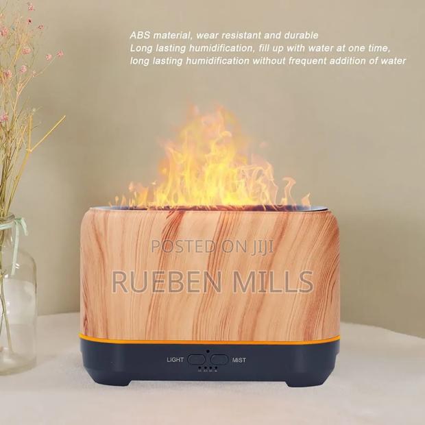 Wood Grain Cool Mist Air Essential Oil Diffuser Humidifier · Photo 2