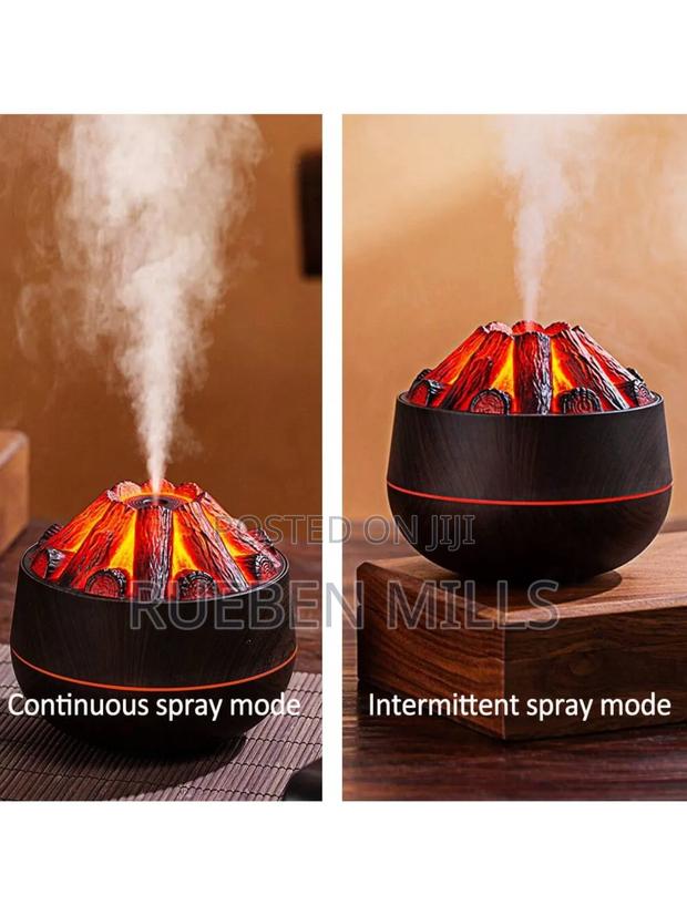 Charcoal Fire Flame Aromatherapy Diffuser Humidifier · Photo 1