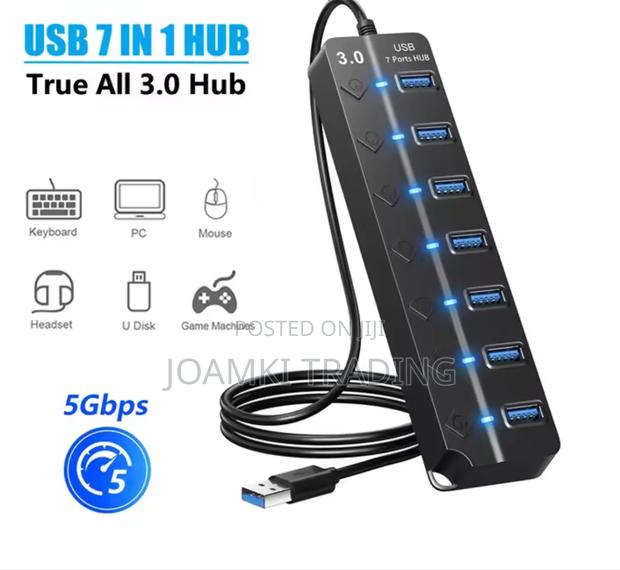 7 in 1 USB 3.0 Hub 7 Ports USB Multi Splitter · Photo 1