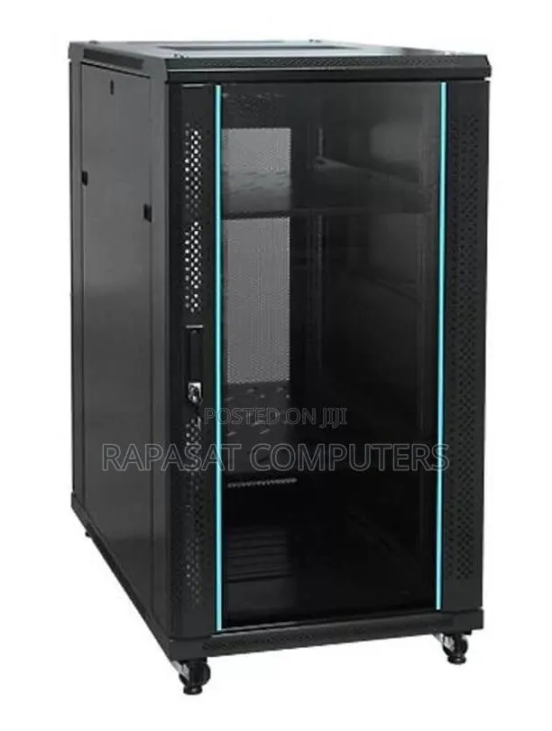 18u Network Server Rack With Fan, Tray, Pdu and Wheels (Grade A) · Photo 1