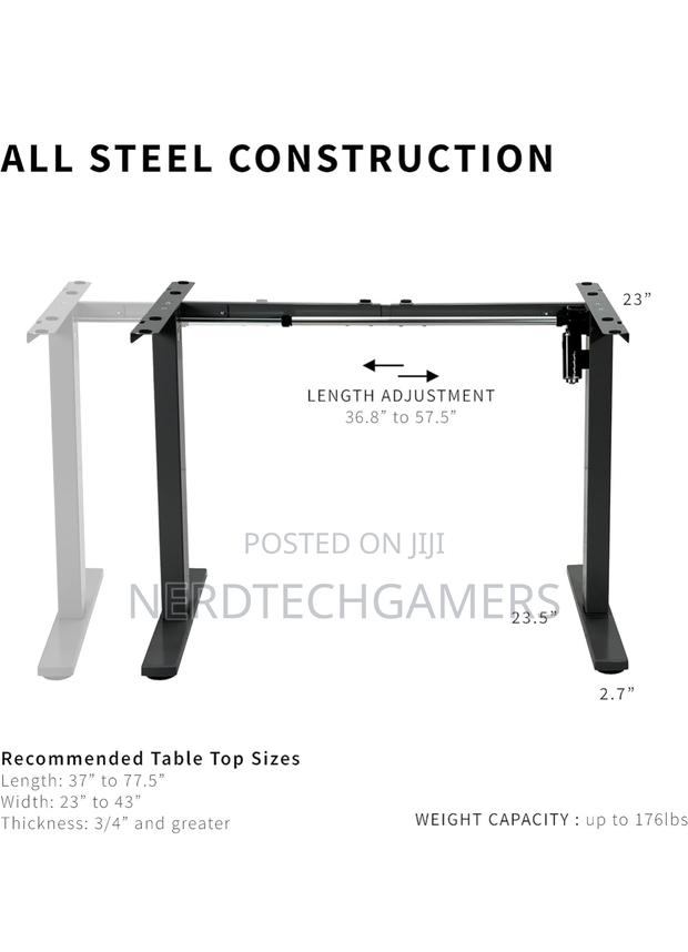 VIVO Electric Desk Standing Height Adjustable Height · Photo 3