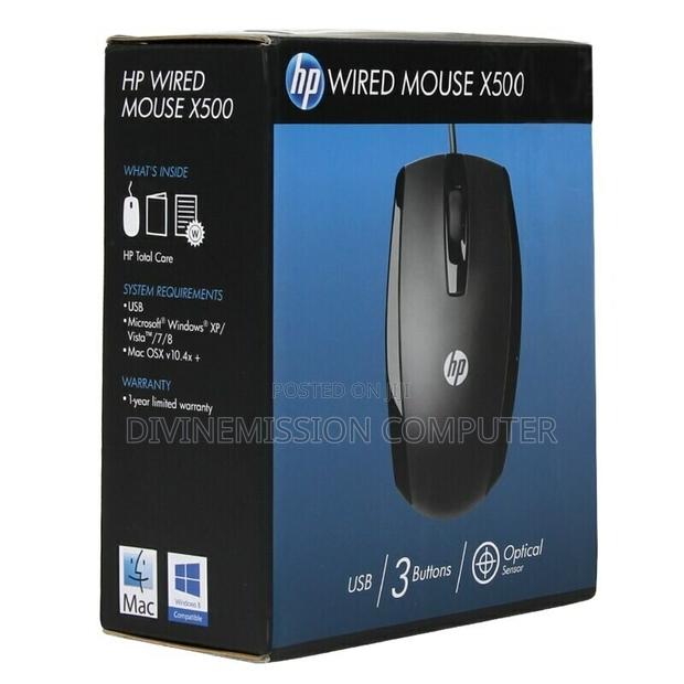 Hp Wired Mouse X500 · Photo 1
