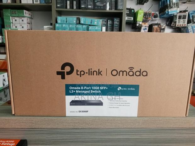Tp-Link Omada 8 Port L2+ Managed Switch 10GE SFP+ SX3008F · Photo 1
