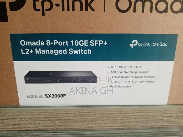 Tp-Link Omada 8 Port L2+ Managed Switch 10GE SFP+ SX3008F · Photo 2