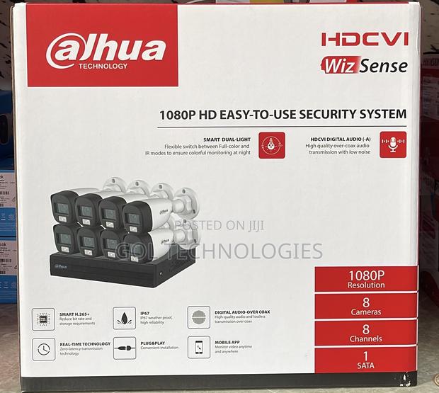 Dahua 8 Channel Kit Full Color With Audio 2mp Smart Light · Photo 1