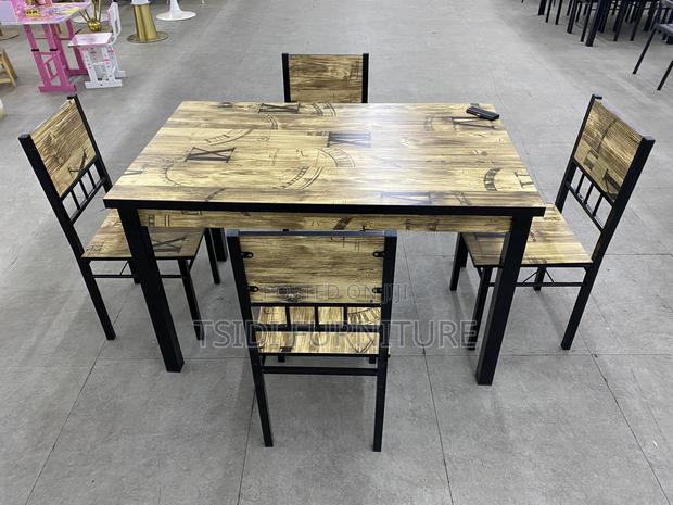 Classic Dining Table With 4chairs · Photo 1