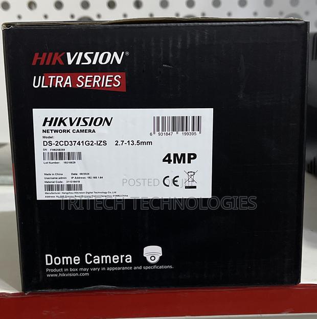 Hikvision Ds-2cd3741g2-Izs 4mp Ausense Ir Varifocal Ipcamera · Photo 2