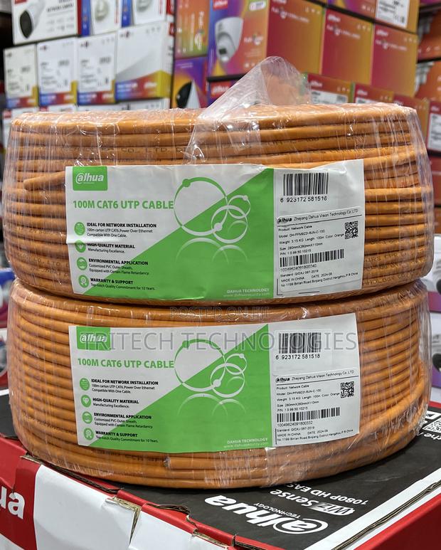 Dahua Cat6 Network Cable Cca 100m Hight Speed Internet Cable · Photo 1