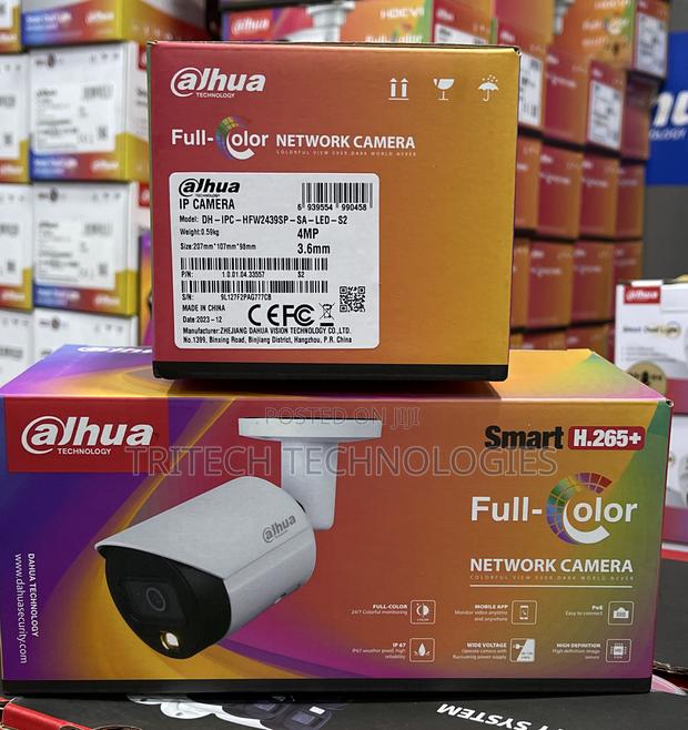 Dahua 4mp Camera Full Color + Sounds Ipc-Hfw2439s-Sa-Led-S2 · Photo 1