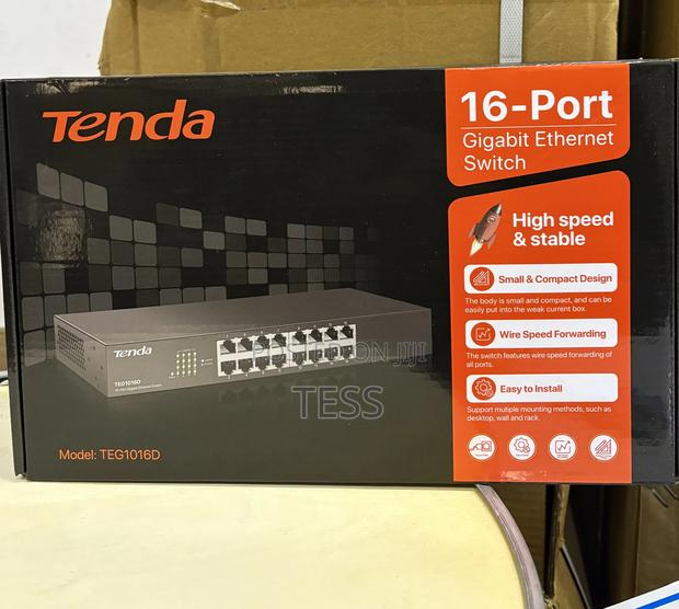 Tenda 16port Gigabit Ethernet Switch TEG1016D · Photo 1