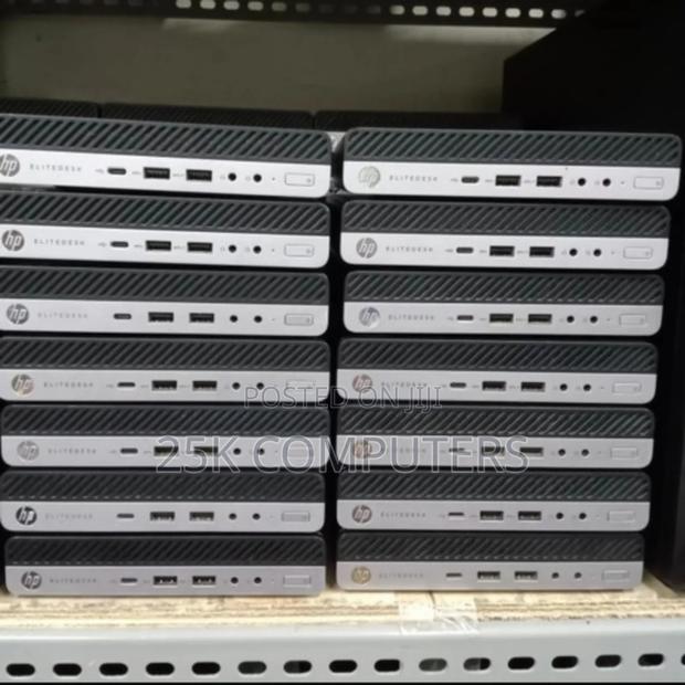 Desktop Computer HP EliteDesk 800 G4 8GB Intel Core i5 SSD 256GB · Photo 1