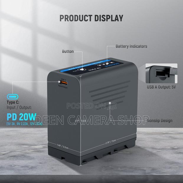NEEWER NP-F970 10500mah NP-F970 Replacement Battery · Photo 2