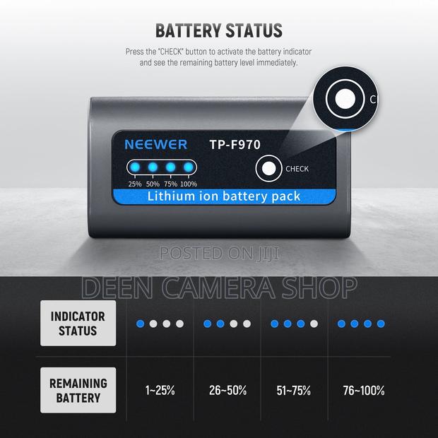 NEEWER NP-F970 10500mah NP-F970 Replacement Battery · Photo 6