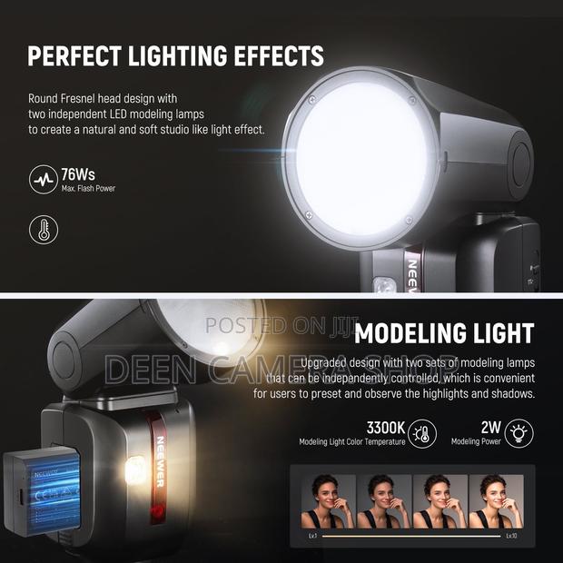 Neewer Z2 3000mah Battery TTL Round Head Flash Speedlite · Photo 3