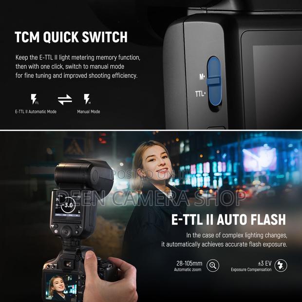 Neewer Z2 3000mah Battery TTL Round Head Flash Speedlite · Photo 4