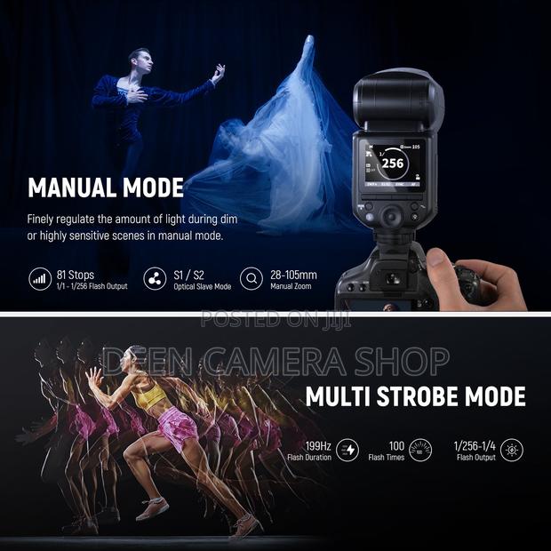 Neewer Z2 3000mah Battery TTL Round Head Flash Speedlite · Photo 5