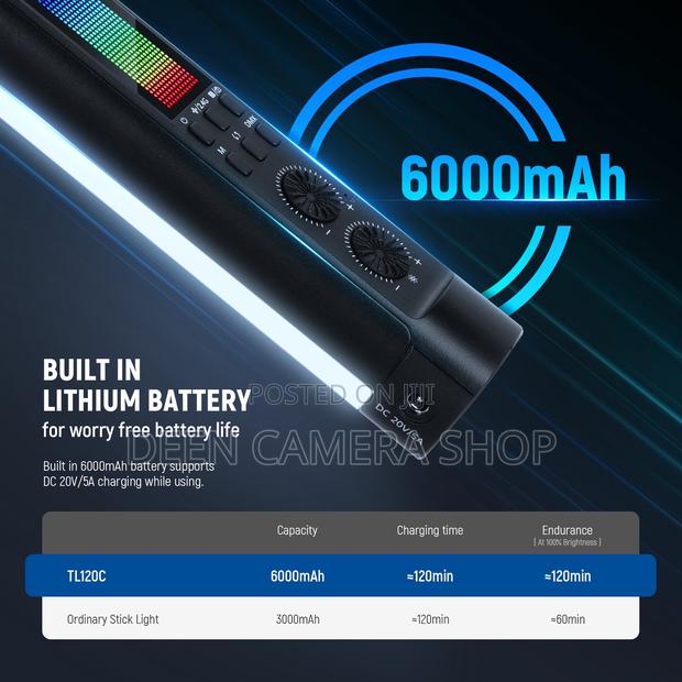 Neewer Tl120c 42w RGB Tube Light With App/2.4g/DMX Control · Photo 5