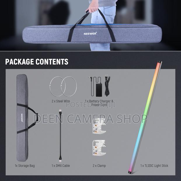 Neewer Tl120c 42w RGB Tube Light With App/2.4g/DMX Control · Photo 6