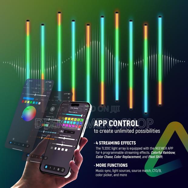 Neewer Tl120c 42w RGB Tube Light With App/2.4g/DMX Control · Photo 7