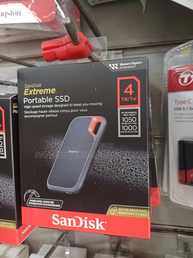 Sandisk Extreme 4tb External SSD Drives · Photo 1