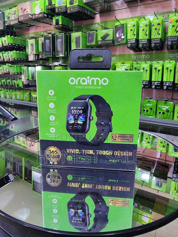 Oraimo Watch 5 2.01" Hd Panda Glass 1atm Smart Watch · Photo 1