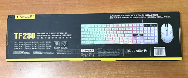 T-Wolf Gaming Usb Wired Keyboard Mouse Set Combo - Tf230 · Photo 4