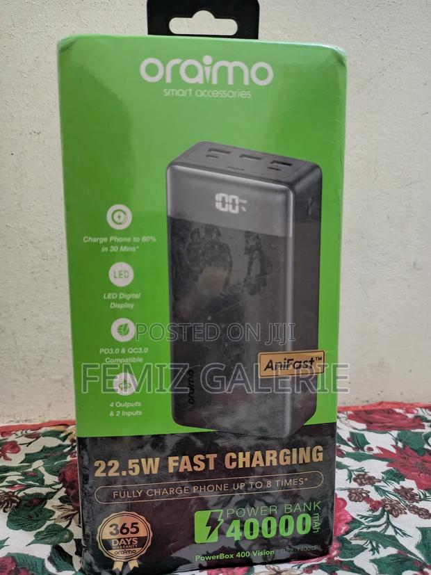 Oraimo Powerbox 400 Vision 40000mah 22.5w Power Bank · Photo 4