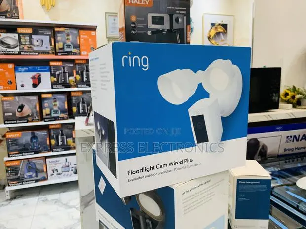 Shop the New Ring - Floodlight Cam Plus Outdoor Wired Camera - White · Photo 1