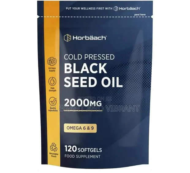 Black Seed Oil 2000 Mg | 120 Softgels · Photo 1