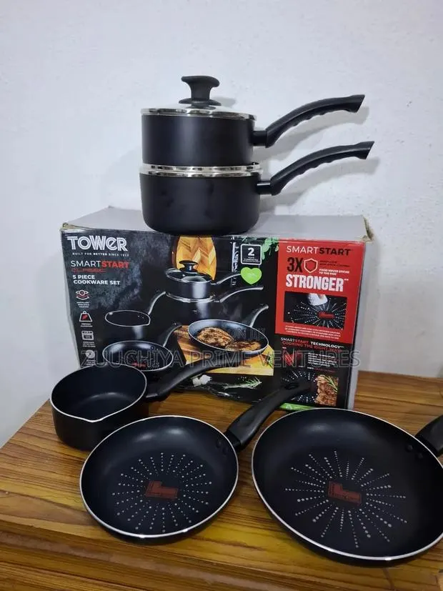 Tower 5 PCS Non-Stick Cookware 3 X Stronger
From ...UK π¬π§ Β· Photo 1