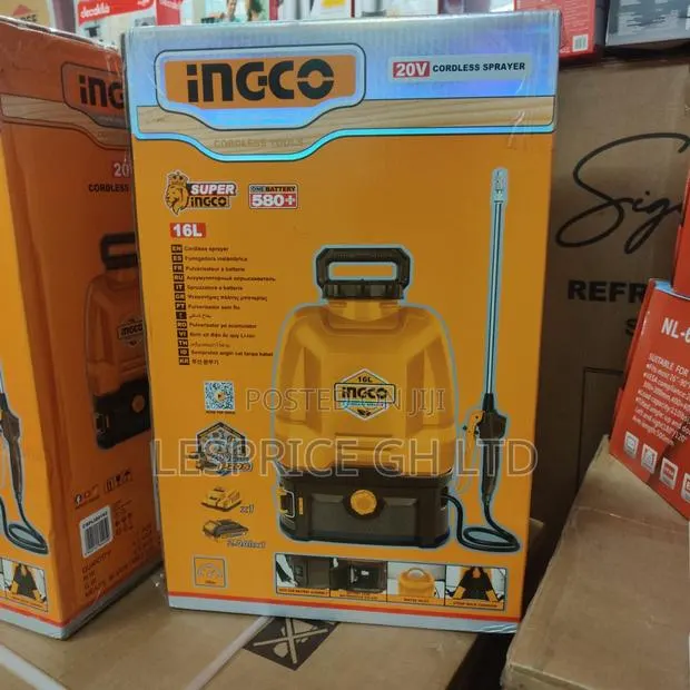 Ingco! Ingco! The Fantastic 20v Cordless Knapsack Brand You Can Trust · Photo 1