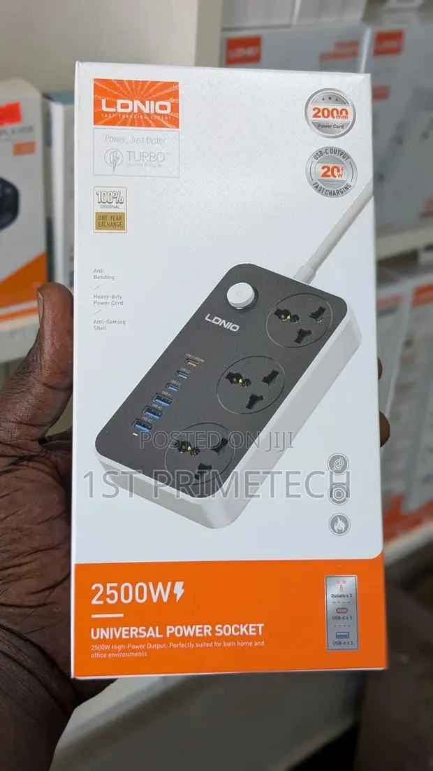 Ldnio Power Strip With USB-C Ports · Photo 1