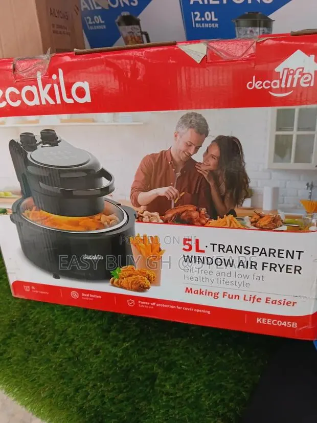 Original 5L Decakila Air Fryer See Through Window · Photo 1
